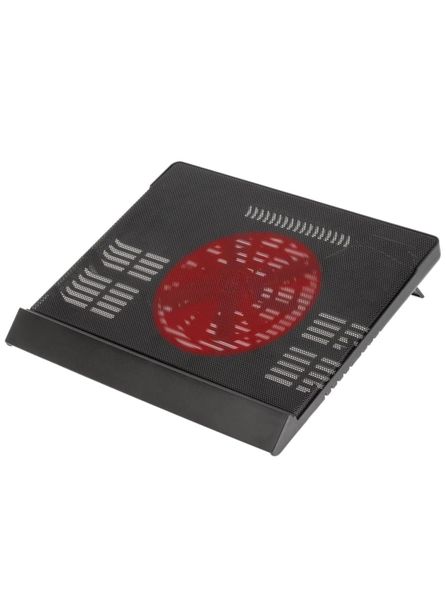 Охлаждающая подставка для ноутбука Rivacase 5556, до 17.3", вентилятор 700 RPM, USB, 285×30×348 мм, черная