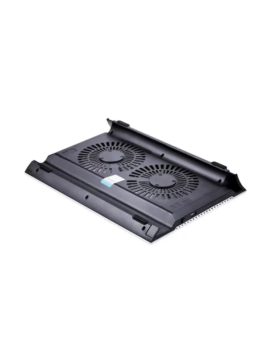 Охлаждающая подставка для ноутбука Deepcool N8 Silver DP-N24N-N8SR, 17, Вентилятор 2 14см, 1000±10%RPM, 4 USB 2.0, 25,1дБл, Габариты 380х278х55мм, Серебристый