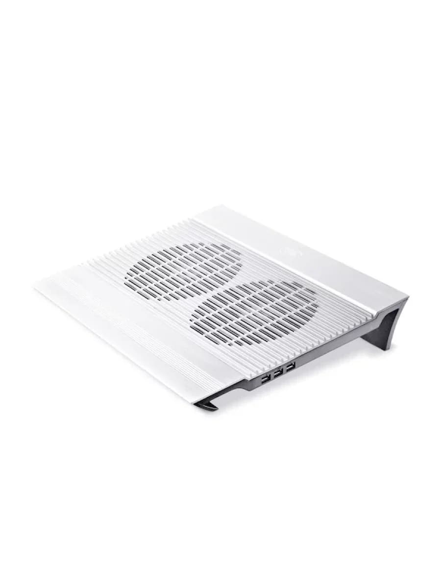 Охлаждающая подставка для ноутбука Deepcool N8 Silver DP-N24N-N8SR, 17, Вентилятор 2 14см, 1000±10%RPM, 4 USB 2.0, 25,1дБл, Габариты 380х278х55мм, Серебристый