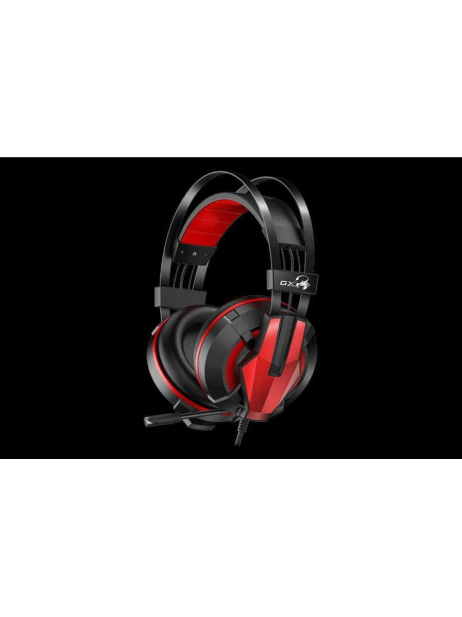 Наушники с микрофоном Genius HS-G710V, Дуговые, USB, 20Hz-20kHz, 110dB/-54dB, длина кабеля 1.8 м, Чёрный