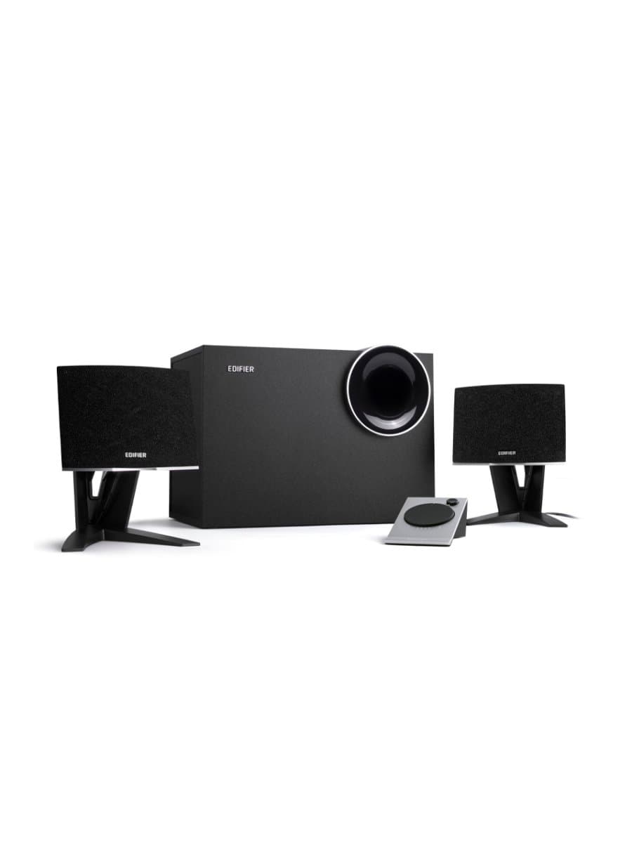 Акустическая система Edifier M203BT 2.1, Bluetooth 5.0, AUX, Пульт управления, Черный