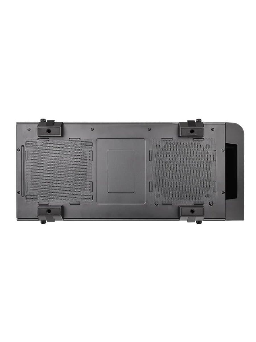 Корпус Thermaltake View 21 TG, CA-1I3-00M1WN-00, ATX/Micro ATX/Mini-ITX, USB 2*3.0, Куллер1*120 мм (з/п), Высота CPU куллера до 160 мм, VGA до 410 мм, 2*3.5"/2*2.5", 471*224*492, Без Б/П, Чёрный