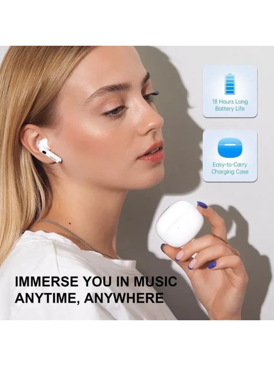 Беспроводные наушники Edifier W220T вкладыши, 20-40000 Гц, 28 Ом, SBC?aptX™?aptX™ Adaptive, Bluetooth 5.3, IP54, 35/350мАч, USB Type-C, 42г, white