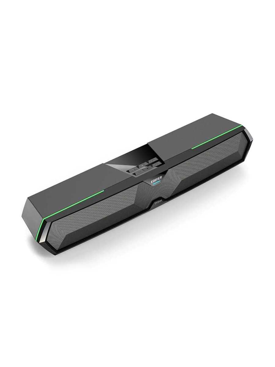 Беспроводная колонка Edifier MG300, 2.5W + 2.5W, 52mm drivers, ? 85dB (A), Bluetooth v5.3, USB-A 5V, USB-A Soundcard, RGB, 80Hz-20000Hz, 485mmx70mmx80mm, 0.9kg, черный