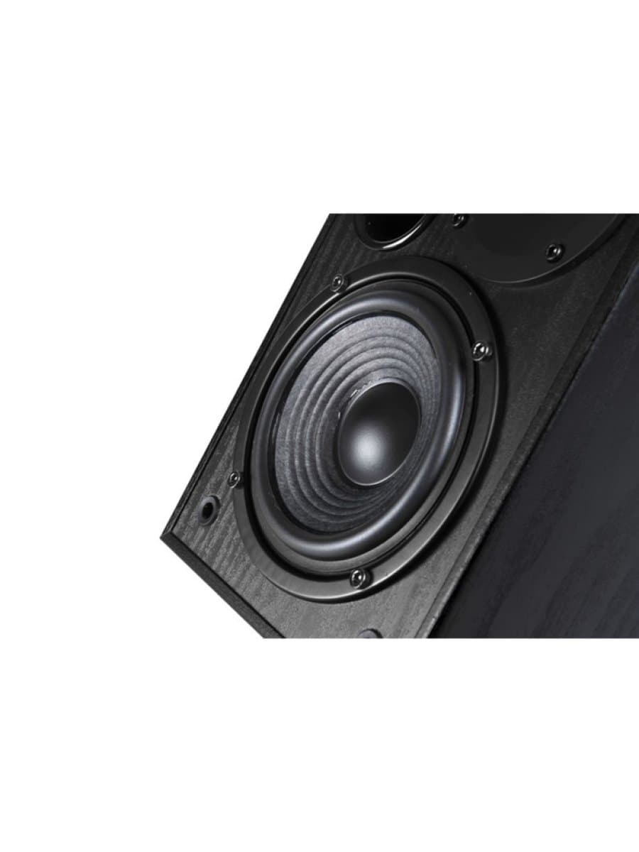 Акустическая система Edifier R1100, 85dB, RCA - 3.5mm Auxiliary, RCA, RMS 21W X 2 ( DRC ON ), цифровой тракт на усилителях класса D, МДФ, Черный