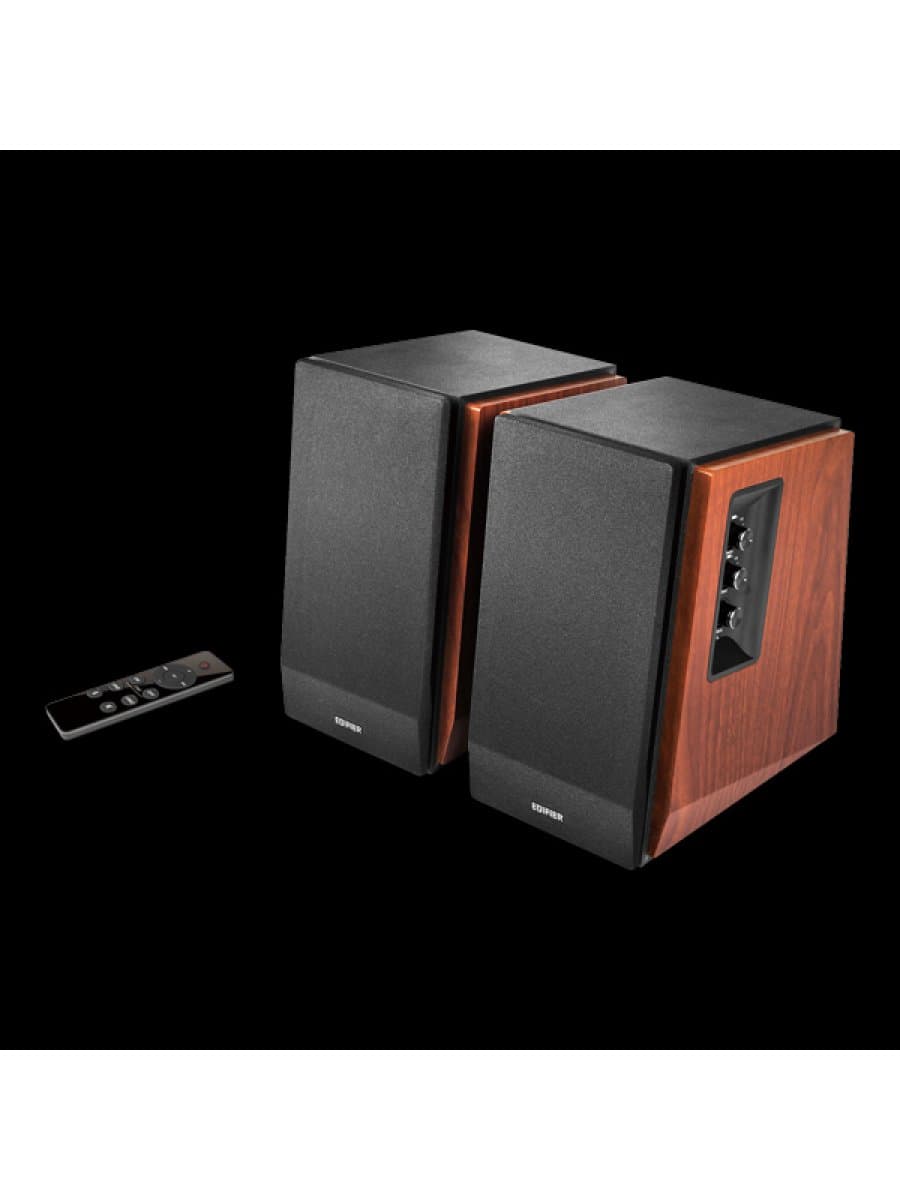 Акустическая система Edifier R1700BT 2.0, ?85dB(A), BT, RCA, 15W?2 (tweeter) +18W?2 (mid-bass driver), Коричневый