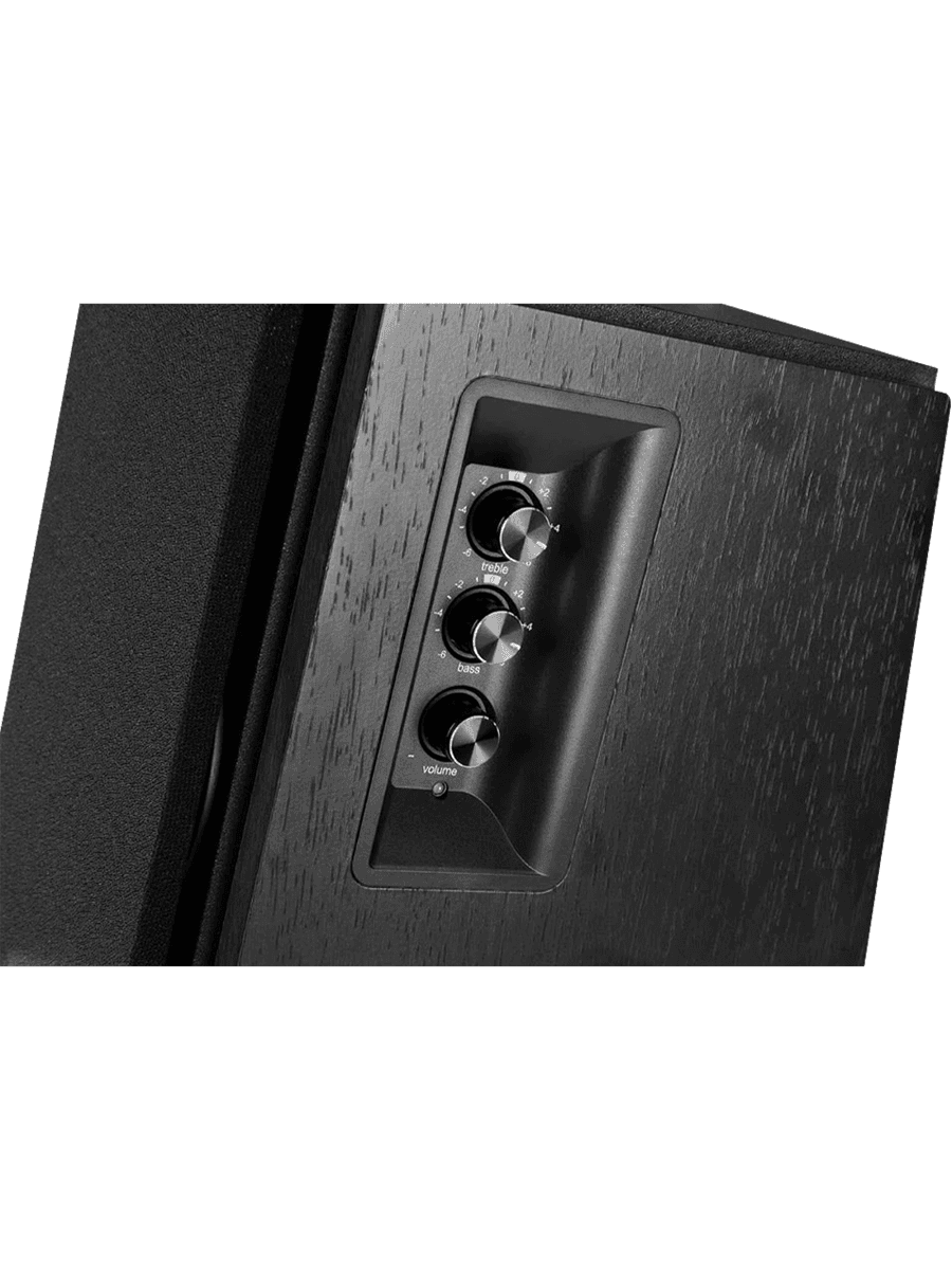 Акустическая система Edifier R1700BT 2.0, ?85dB(A), BT, RCA, 15W?2 (tweeter) +18W?2 (mid-bass driver), Черный