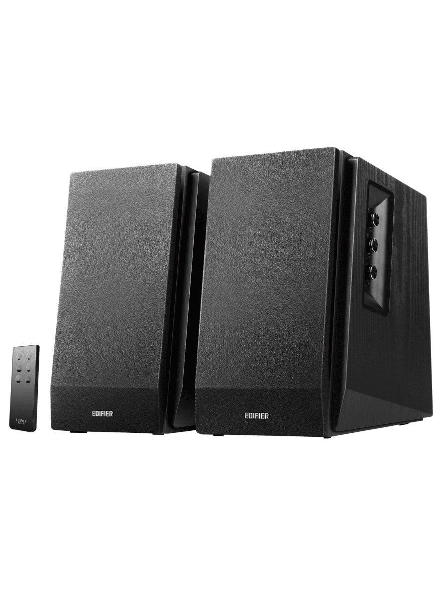 Акустическая система Edifier R1700BT 2.0, ?85dB(A), BT, RCA, 15W?2 (tweeter) +18W?2 (mid-bass driver), Черный