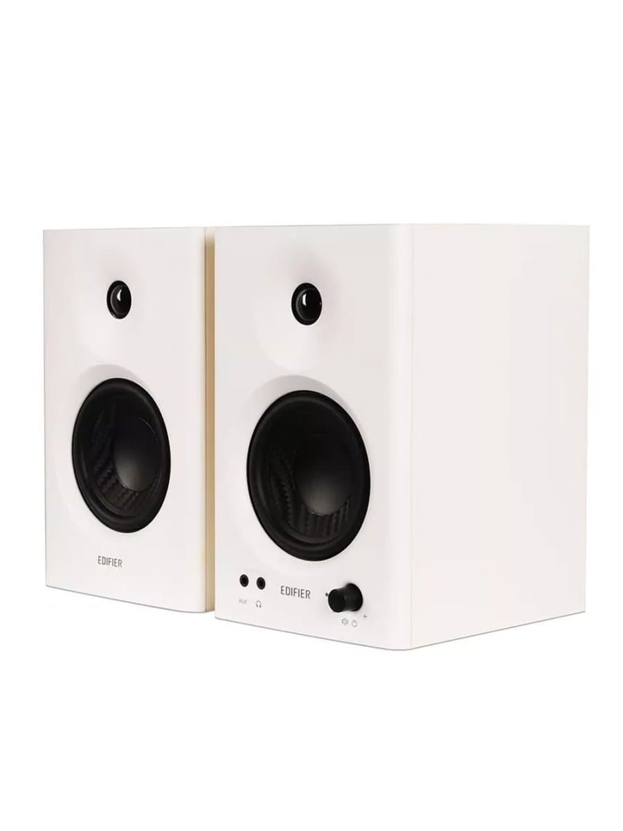 Акустическая система студийные мониторы Edifier MR4, ?85dB(A), TRS, RCA, AUX, 21W+21W, Белый