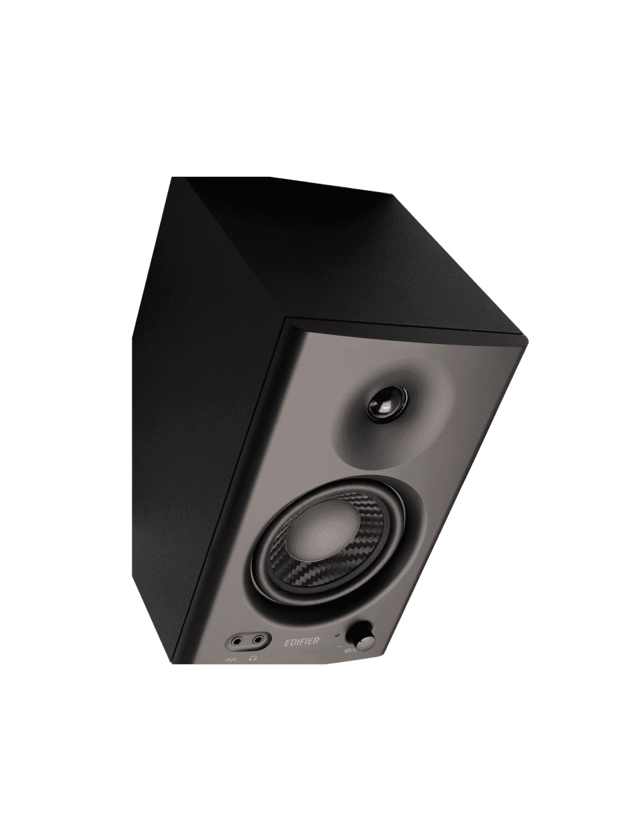 Акустическая система студийные мониторы Edifier MR4, ?85dB(A), TRS, RCA, AUX, 21W+21W, Черный