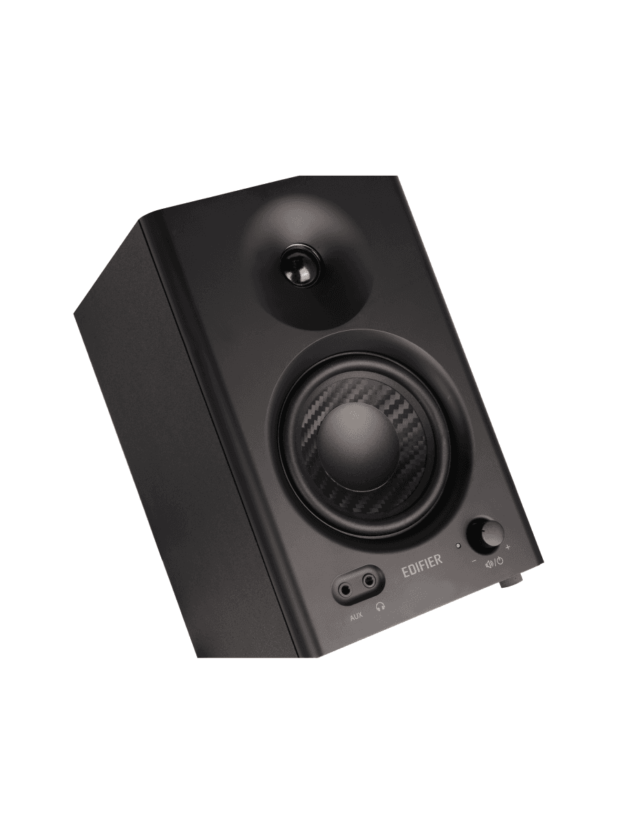 Акустическая система студийные мониторы Edifier MR4, ?85dB(A), TRS, RCA, AUX, 21W+21W, Черный