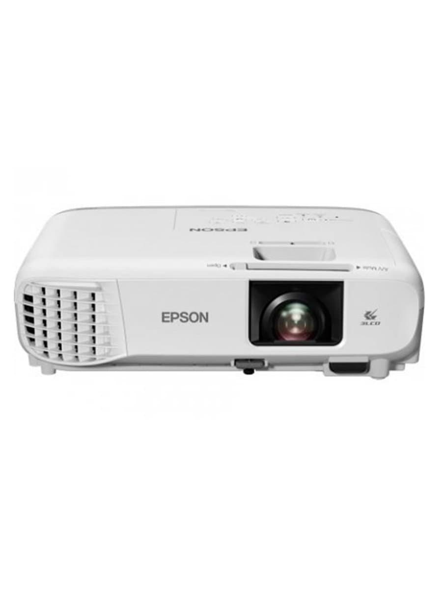 Проектор Epson EB-X49 3LCD, XGA (1024x768), 3600Lm, 16000:1,VGA х2, RCA, HDMI, Mini Jack 3,5 мм х2, RCA White/Red [V11H982040]