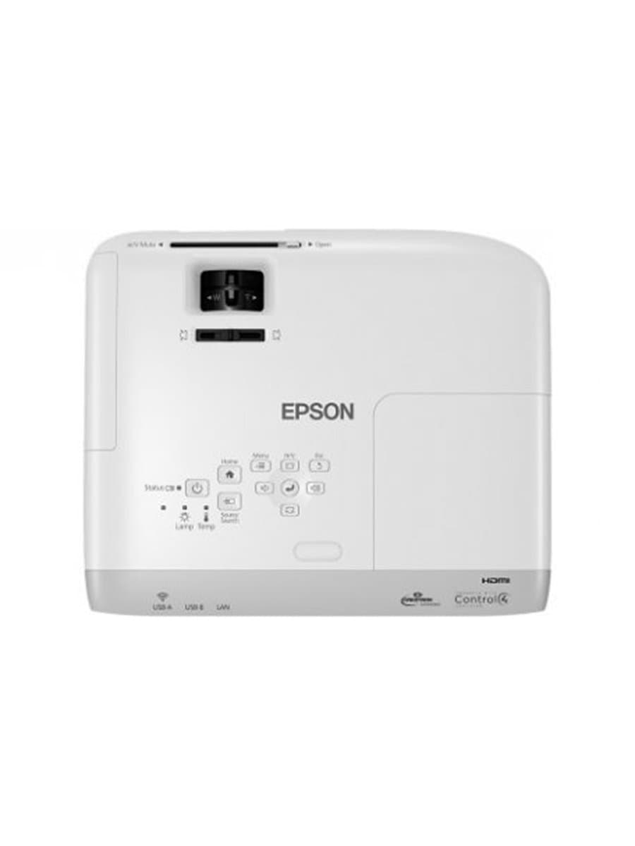 Проектор Epson EB-X49 3LCD, XGA (1024x768), 3600Lm, 16000:1,VGA х2, RCA, HDMI, Mini Jack 3,5 мм х2, RCA White/Red [V11H982040]
