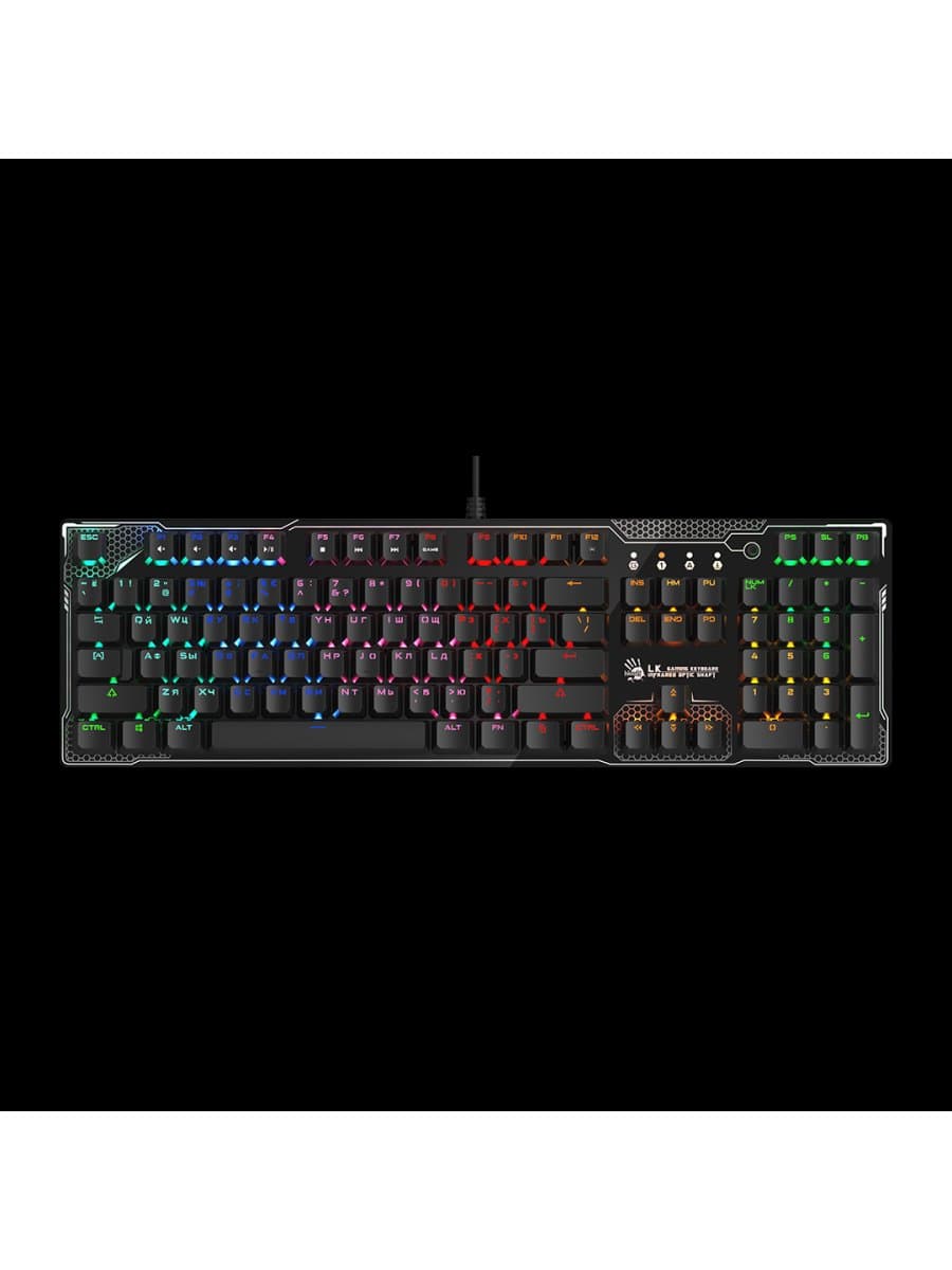 Клавиатура A4Tech Bloody B810R-NetBee RGB-LED, USB, мех клавиатура с переключателями