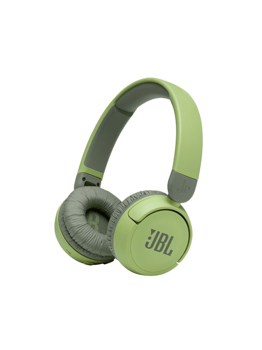 Наушники с микрофоном JBL KIDS ON EAR Bluetooth 5.0, USB-TypeC, Время работы до 30 ч, 20 Гц-20 кГц, 90 дБ, зеленый [JBLJR310BTGRN]