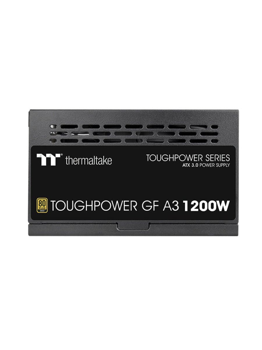 Блок питания 1200W Thermaltake, Toughpower GF, ATX, 80 PLUS®Gold, APFC,20+4 pin, 2*4+4pin,12*Sata,4*Molex,1*FDD, 2*PCI-E 6+2 pin, 1*FDD, Вентилятор 14 см, Кабель питания, Чёрный [PS-TPD-1200FNFAGE-H]