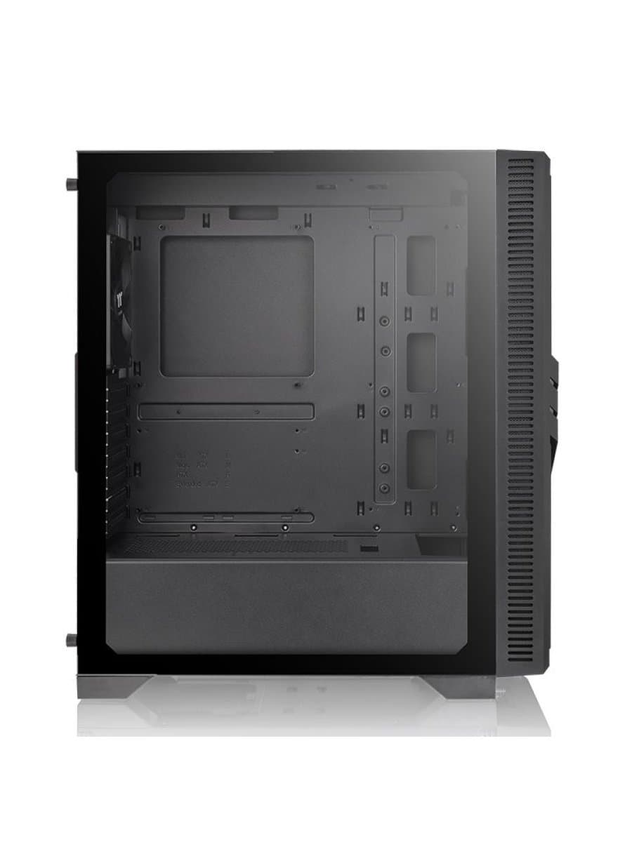 Корпус Thermaltake Versa T35 TG CA-1R7-00M1WN-00 ATX/Micro ATX/Mini ITX USB1x3.0+2x2.0, HD-Audio, Куллер 1х120мм RGB, Высота CPU куллера до 150мм, VGA до 300мм, 416x210x480m, Без Б/П, Черный