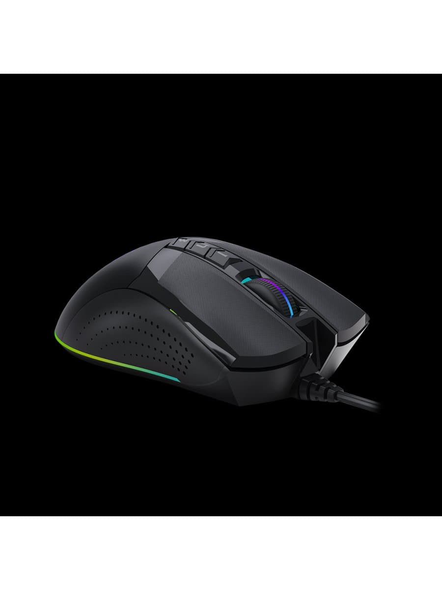Мышь A4Tech Bloody W90 MAX игровая, оптическая, светодиодная, 10000dpi, Stone Black RGB Metal Feet Active USB Black, 10 кнопок, 1,8м