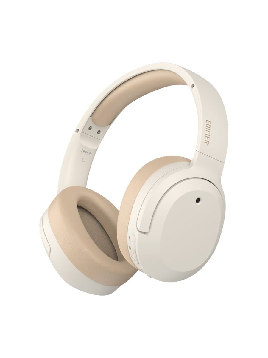 Наушники с микрофоном Edifier W820NB Plus Bluetooth 5.2, Микрофон, Шумоподавление (ANC), USB-TypeC, Время работы до 49 ч, 20 Гц-40 кГц, 91 дБ, Бежевый