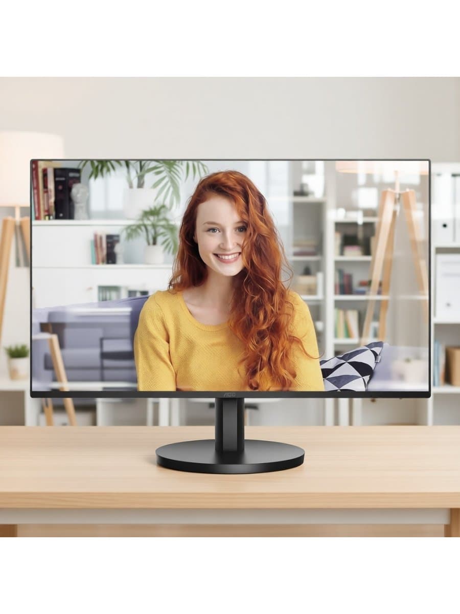 Монитор LCD 23.8" AOC 24B3HA2, IPS, Black, 1920x1080, 120Hz, 20000000 : 1, 250cd/m2, 178/178, 1ms, VGA, HDMI, выход на наушники, колонки 2x2W