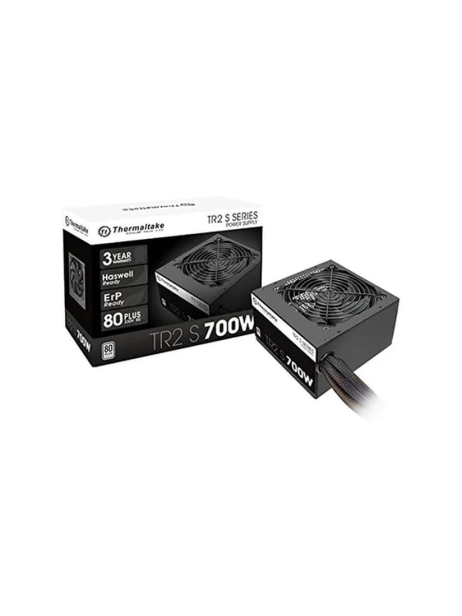 Блок питания 700W Thermaltake TR2 S 700W ATX, 80 PLUS®, APFC,20+4 pin, 4+4pin,5xSata,4xMolex,1xFDD,2xPCI-E 6+2 pin, вентилятор 12 см, кабель питания,чёрный [PS-TRS-0700NPCWEU-2]