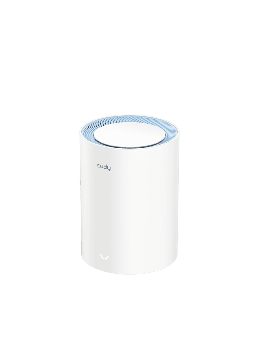Беспроводной маршрутизатор Wi-Fi CUDY M1200 (1-Pack) AC1200 Wi-Fi Mesh Solution 1-Pack, Dual-Band, 867Mbps at 5GHz + 300Mbps at 2.4GHz, 802.11ac/a/b/g/n, 2 Fast Ethernet Ports, 2 internal antennas, MU-MIMO, DDNS, Zerotier/Wireguard/OpenVPN/IPSec/L2TP/PPTP VPN, DNS over Cloudflare/Google/Quad9
