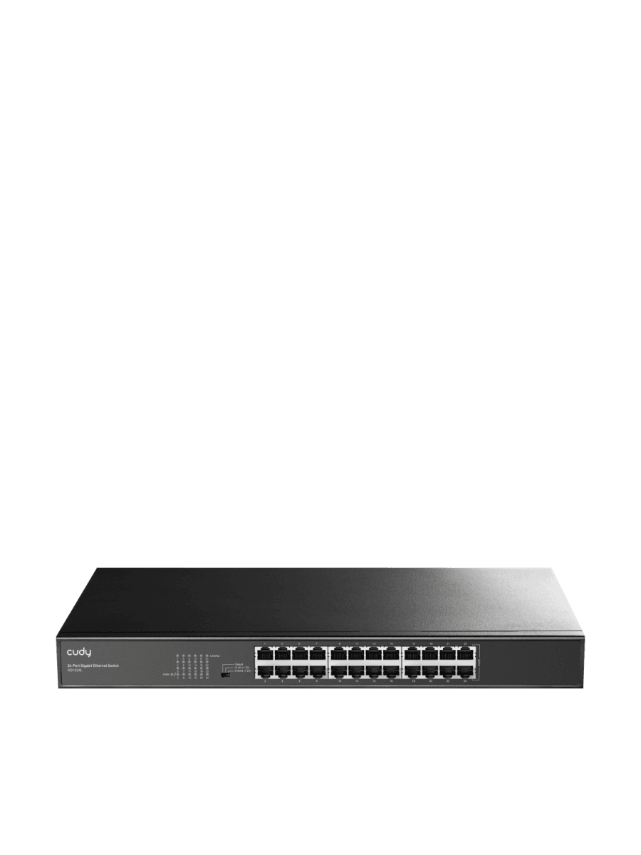 Сетевой коммутатор CUDY GS1024L 24-Port Gigabit SwitcH, 24 Gigabit RJ45 Ports, IGMP Snooping, Loop Detection/Prevention, 802.1p/DSCP QoS, Switch/VLAN/Extend working mode DIP switcH, 19 inch Rack-mount Steel Case, Power Saving, Plug and Play, Rack-Mount kits included