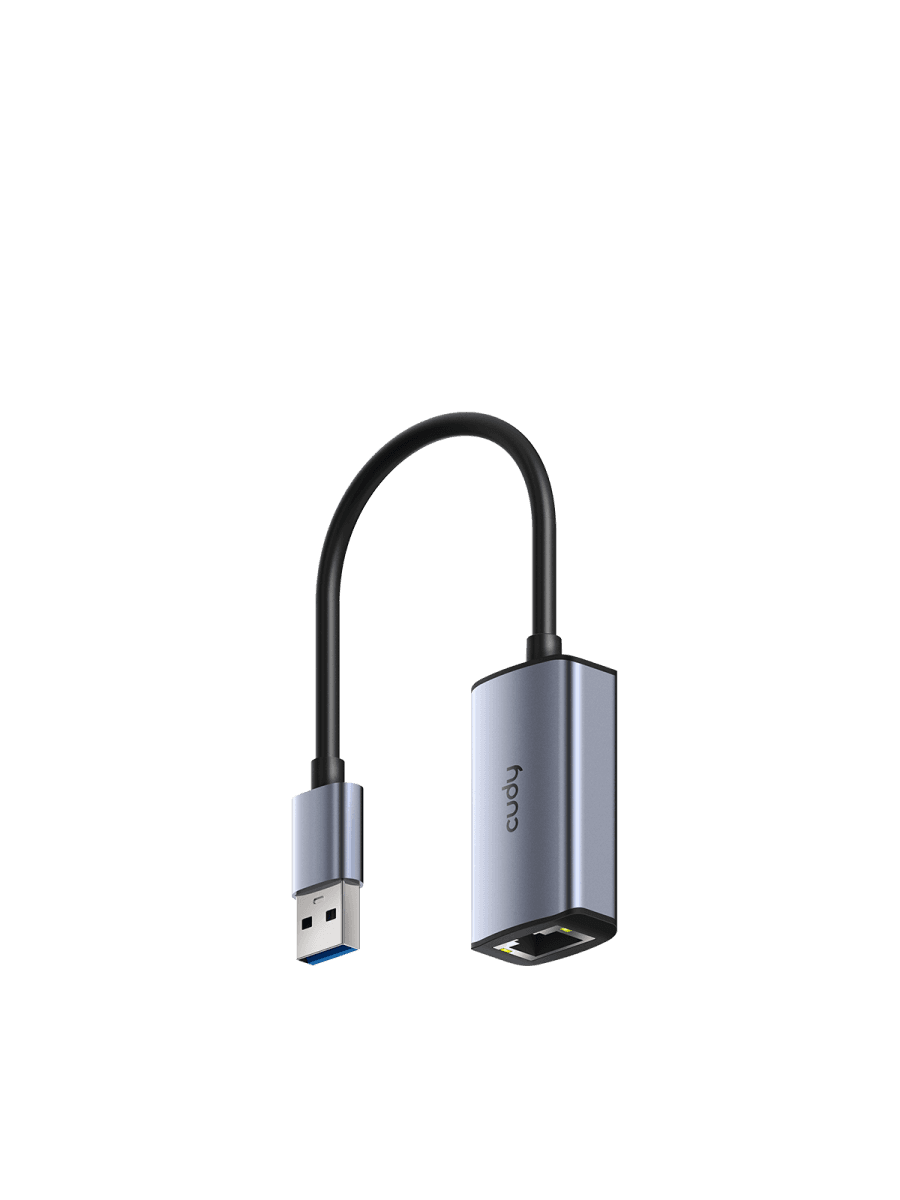 Проводной сетевой адаптер CUDY UE10A USB-A to Gigabit Ethernet, Compatible with Laptop, MacBook, Surface, PC with Windows, XP, Mac/Linux