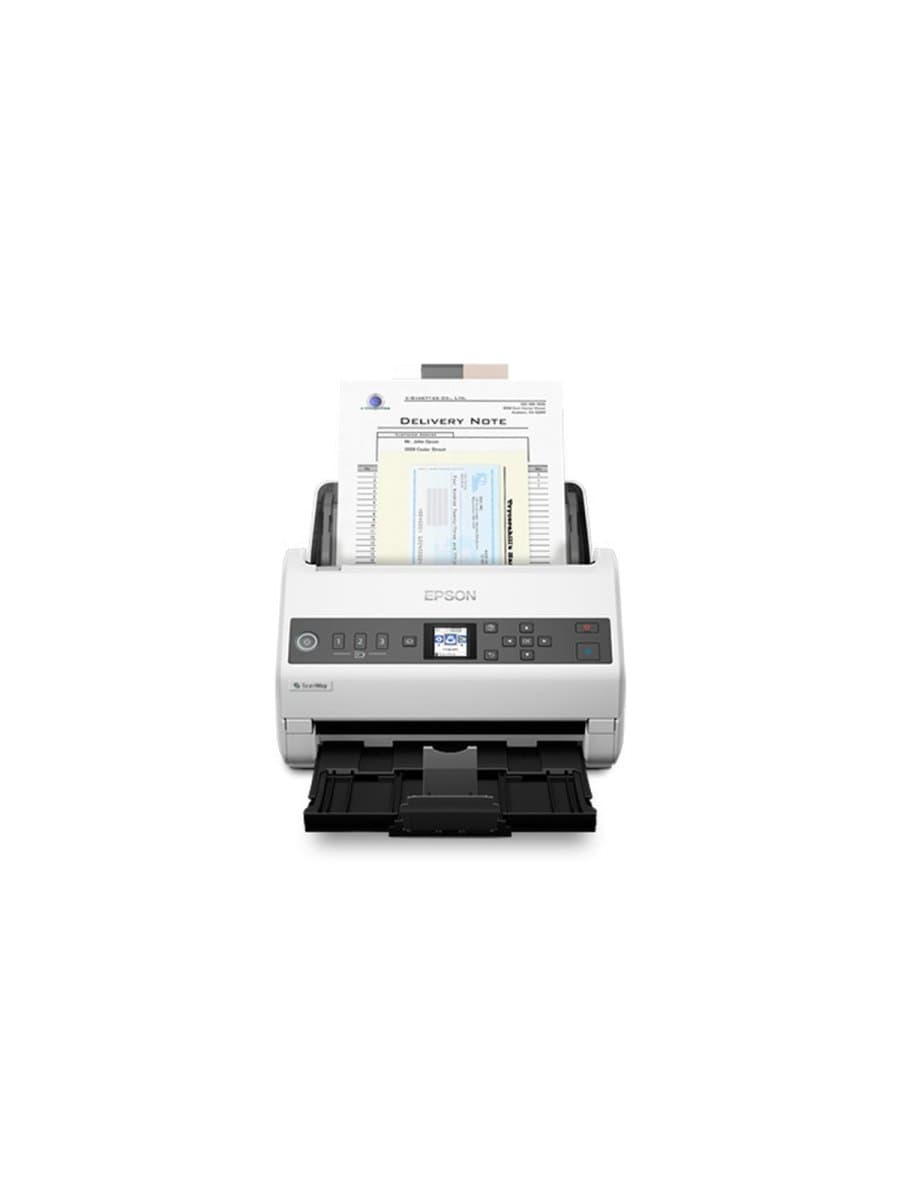 Сканер Epson WorkForce DS-730N (A4, 600x600dpi, color, 30 bit, USB 2.0, 40 страниц/мин)