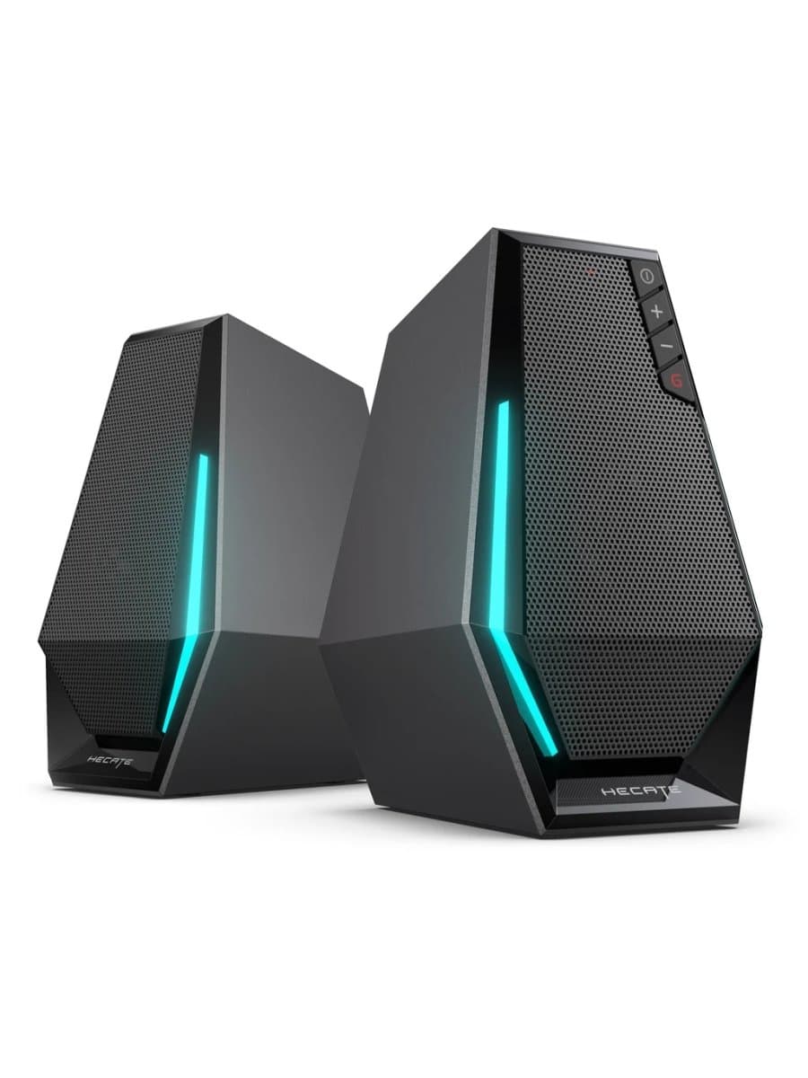 Акустическая система Edifier G1500, Desktop Gaming Speakers Pro 2.0, 93Hz - 20kHz, 80dB (A), 2.5W+2.5W, Bluetooth v5.3/ AUX / USB, 1.5m, Черный
