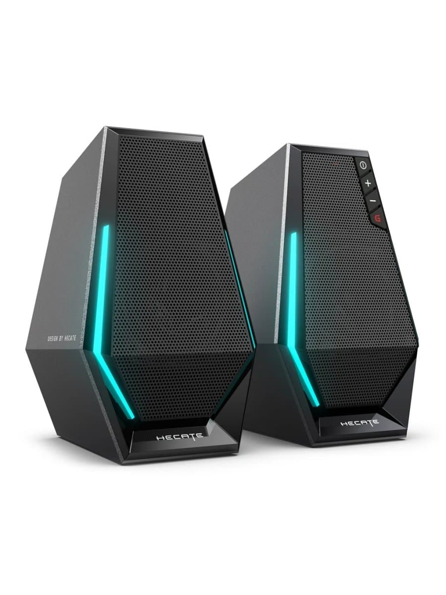 Акустическая система Edifier G1500, Desktop Gaming Speakers Pro 2.0, 93Hz - 20kHz, 80dB (A), 2.5W+2.5W, Bluetooth v5.3/ AUX / USB, 1.5m, Черный