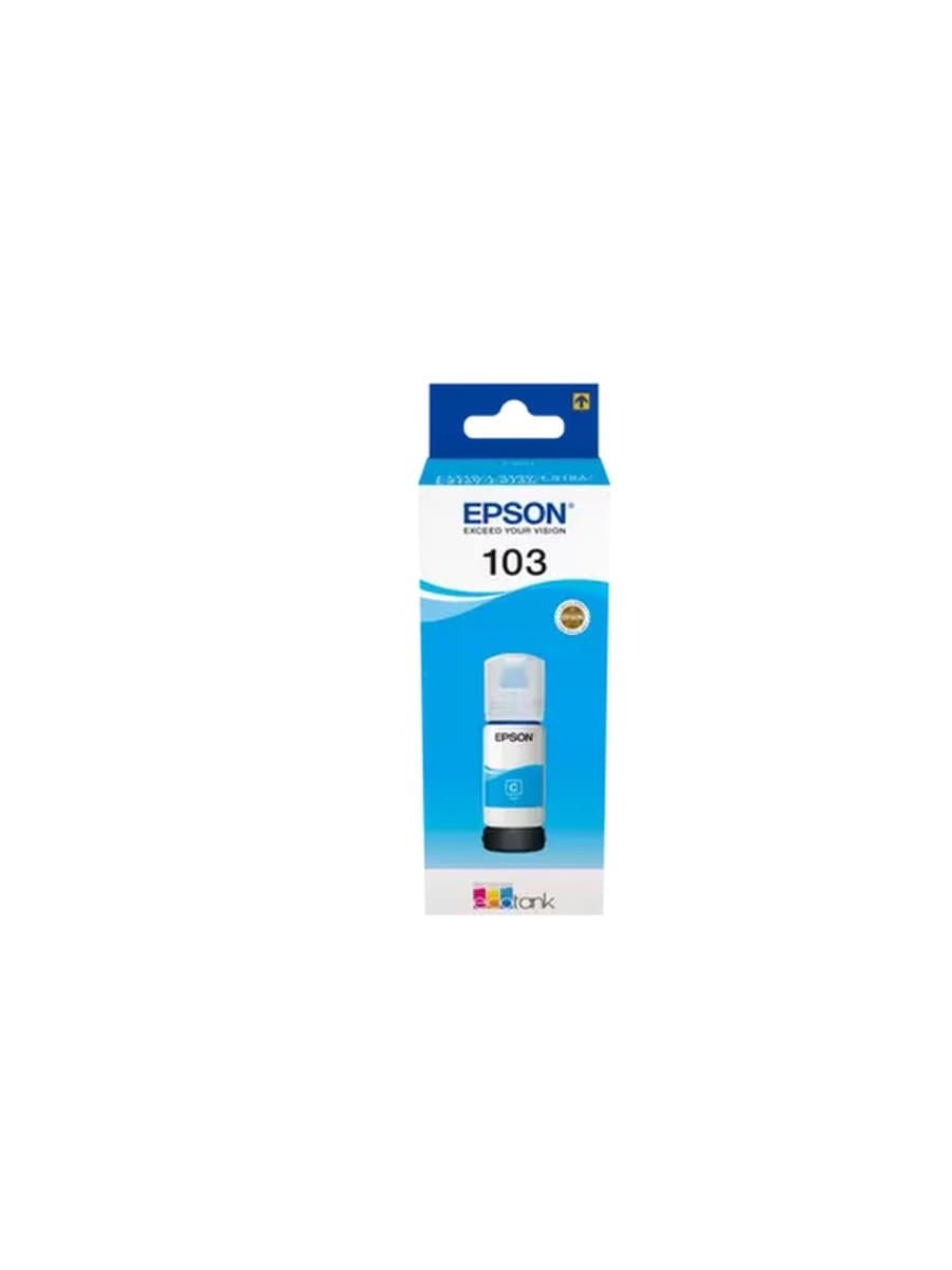 Краска Epson (C13T00S24A) 103 Cyan EcoTank L3100/L3101/L3110/L3150