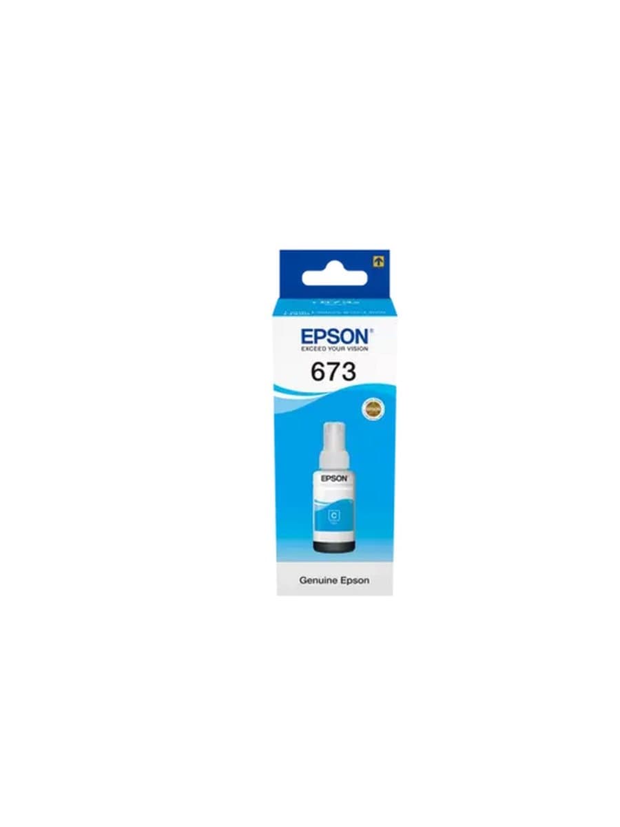 Краска Epson (C13T67324A) Cyan 70ml Cartridge for ink printer L800