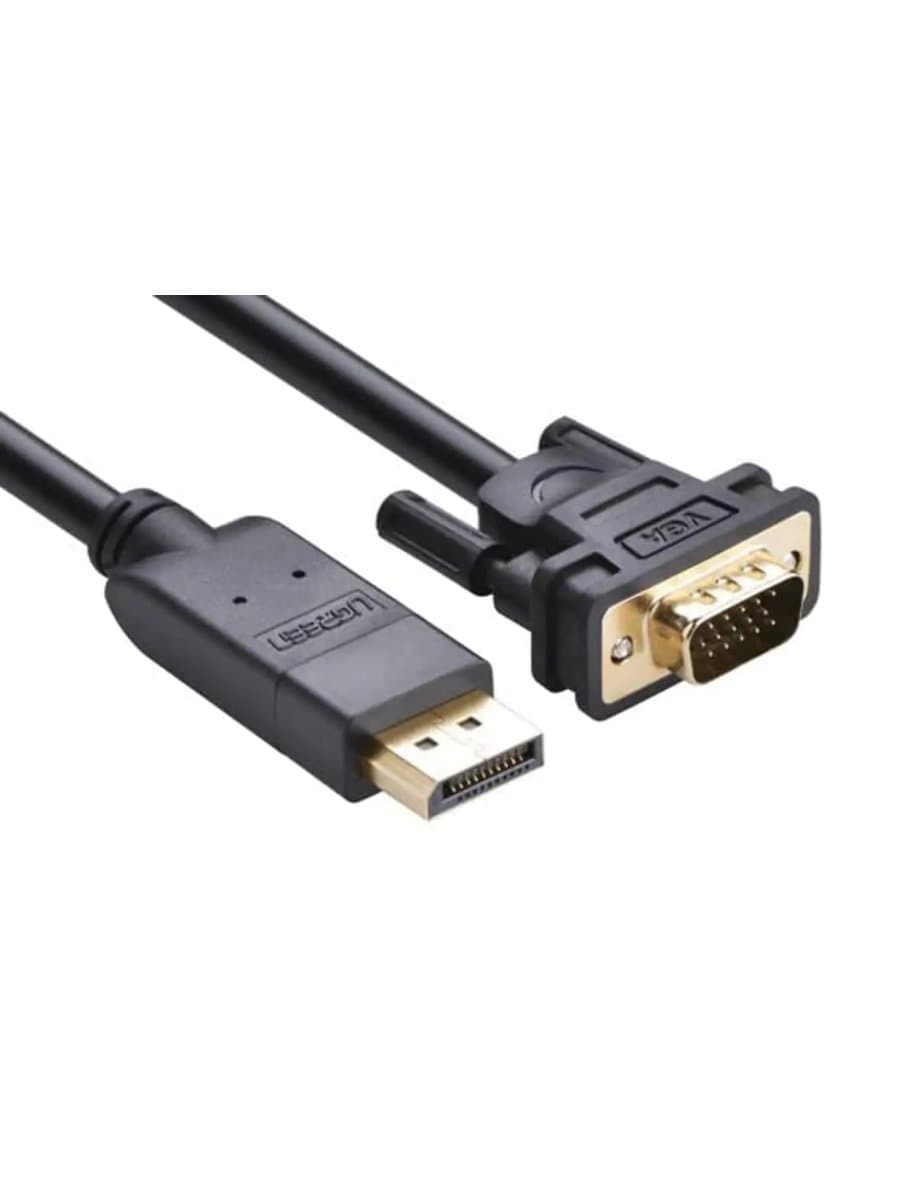 Интерфейсный кабель 10247 UGREEN DP Male to VGA Male Cable 1.5m (Black)