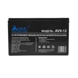 Батарея SVC 12В х 9Ач (AV 9-12), Черный