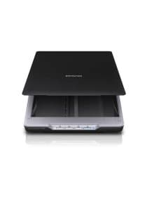 Сканер Epson Perfection V19 (планшетный, A4, 4800x4800dpi, 48bit, 3.2D, тип лампы - светодиодная, съемная крышка для сканирования книг и альбомов, вертикальное сканирование на встроенной стойке, USB)