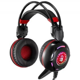 Наушники A4Tech Bloody G300, Black/Red, 20-20000GHz, 100dB, 2 x mini jack 3.5 mm, 1.8m