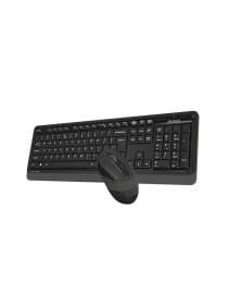 Комплект беспроводная клавиатура и мышь A4Tech Fstyler FG1010 (FG10+FGK10), мембранная, 104btns, 2000dpi, 4btns, USB, серый