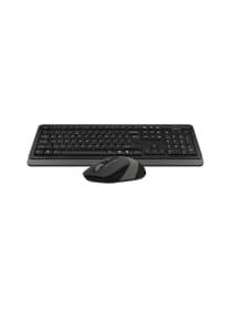 Комплект беспроводная клавиатура и мышь A4Tech Fstyler FG1010 (FG10+FGK10), мембранная, 104btns, 2000dpi, 4btns, USB, серый