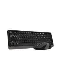 Комплект беспроводная клавиатура и мышь A4Tech Fstyler FG1010 (FG10+FGK10), мембранная, 104btns, 2000dpi, 4btns, USB, серый
