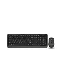Комплект беспроводная клавиатура и мышь A4Tech Fstyler FG1010 (FG10+FGK10), мембранная, 104btns, 2000dpi, 4btns, USB, серый