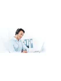 Наушники Genius HS-M505X с микрофоном, 20 Гц–20 кГц, 2,0 м, чёрные