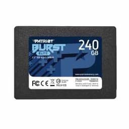 Твердотельный накопитель SSD 240GB Patriot Burst Elite 2.5" SATA III TCL 3D, Read/Write up 320/450MB/s, 40000 IOPS [PBE240GS25SSDR]