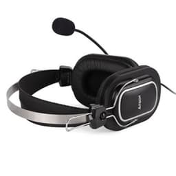Наушники с микрофоном A4Tech HS-50, Black, 20-20000Ghz, 97dB, 2 x mini jack 3.5 mm, 40mm, 2m