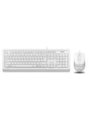 Комплект клавиатура и мышь A4Tech Fstyler F1010, Оптическая Мышь, USB, 1600DPI, Длина кабеля 1,5 метра, Анг/Рус, Синий