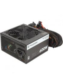 Блок питания 600W Thermaltake TR2 S 600W, ATX, 80 PLUS®, APFC, 20+4 pin, 4+4pin, 5*Sata, 4*Molex, 1*FDD, 2*PCI-E 6+2 pin, Вентилятор 12 см, Кабель питания, Чёрный[PS-TRS-0600NPCWEU-2]
