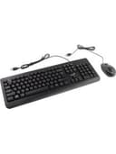 Комплект клавиатура и мышь Genius KM-160, мембранная, 107btns, 1000dpi, 3btns, USB, 1.5 м, Черный