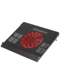 Охлаждающая подставка для ноутбука Rivacase 5556, до 17.3", вентилятор 700 RPM, USB, 285×30×348 мм, черная