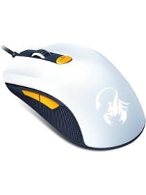 Мышь Genius SCORPION M8-610,WG, Оптическая, 8000dpi, 6 кнопок, проводная, подсветка, USB, 1,5м, Белый-Оранжевый