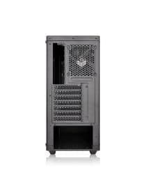 Корпус Thermaltake View 21 TG, CA-1I3-00M1WN-00, ATX/Micro ATX/Mini-ITX, USB 2*3.0, Куллер1*120 мм (з/п), Высота CPU куллера до 160 мм, VGA до 410 мм, 2*3.5"/2*2.5", 471*224*492, Без Б/П, Чёрный